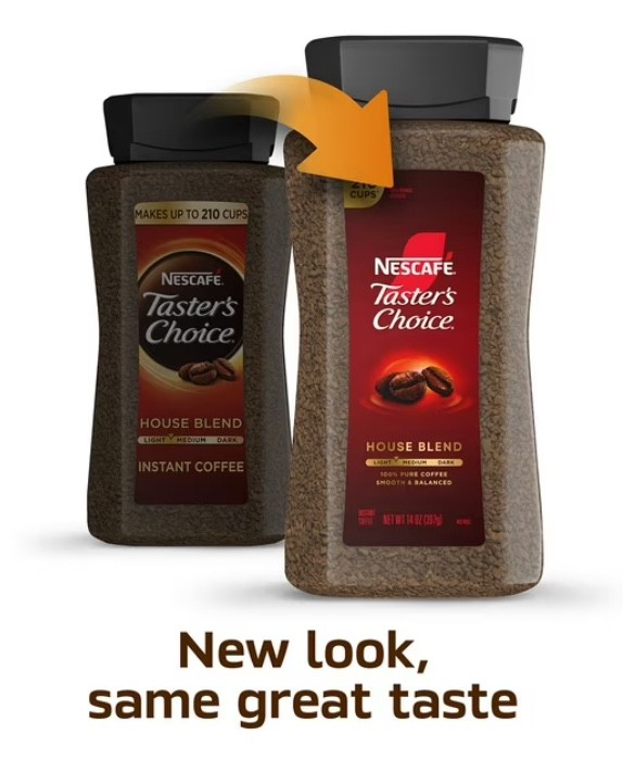 NESCAFE Taster’s Choice House Blend Instant Coffee 14 oz, EXP 03/2027