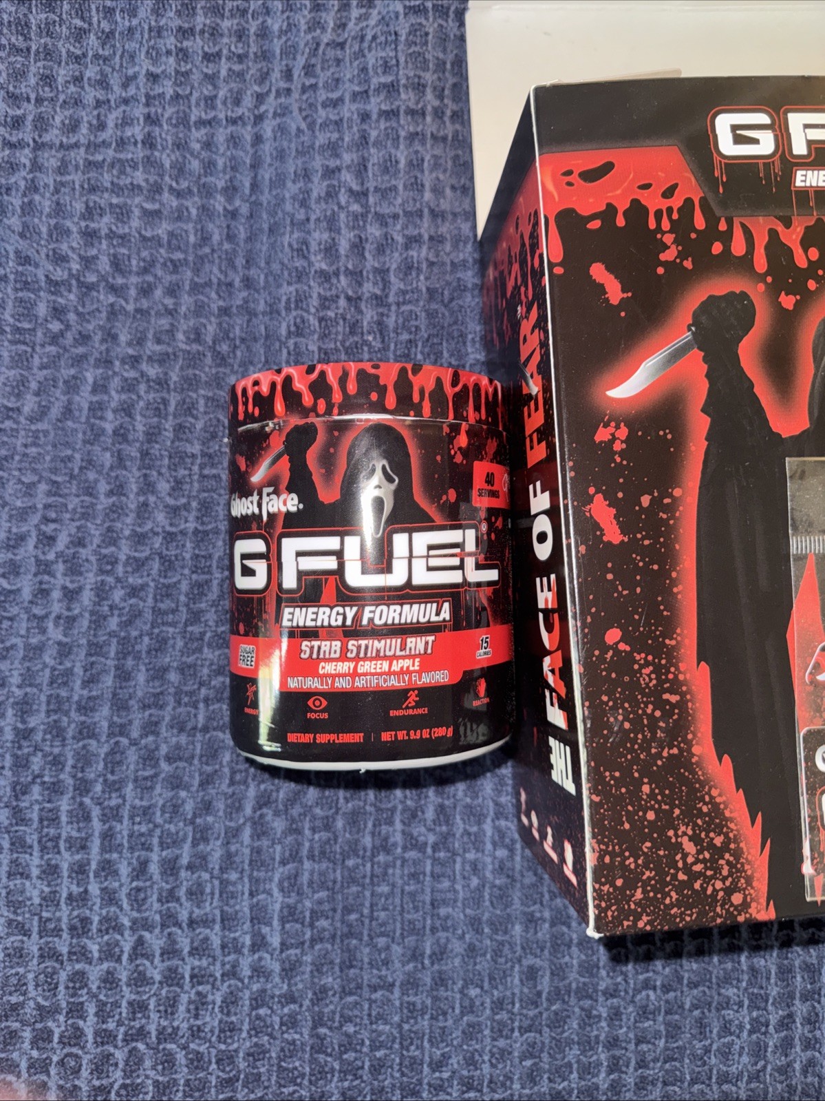 Gfuel Stab Stimulant Collectors Box Metal Tumbler Limited Edition