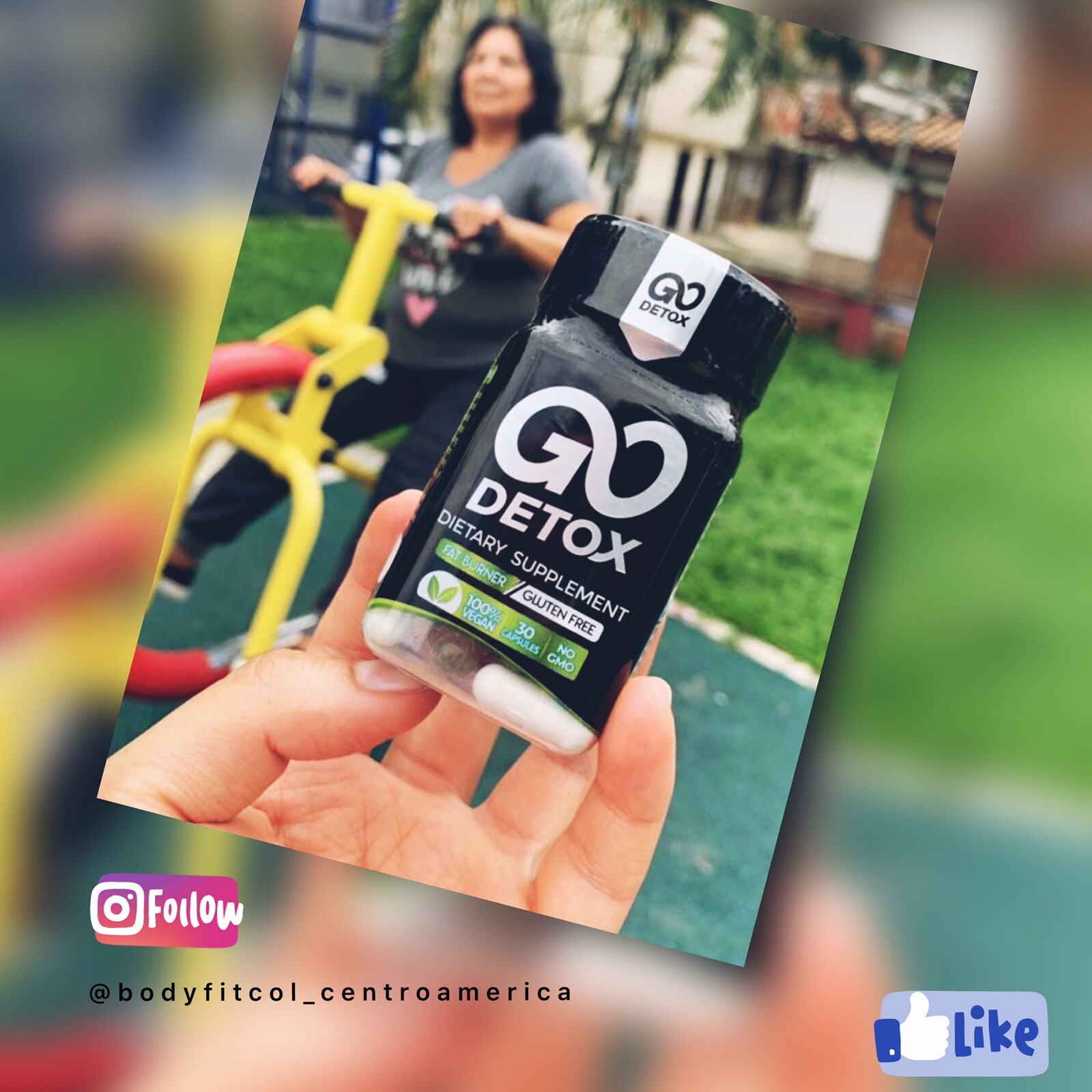 Go Detox O Gofit Red Fat Loss Suport X 2 Und- Pérdida De Grasa Y Energia Vegano
