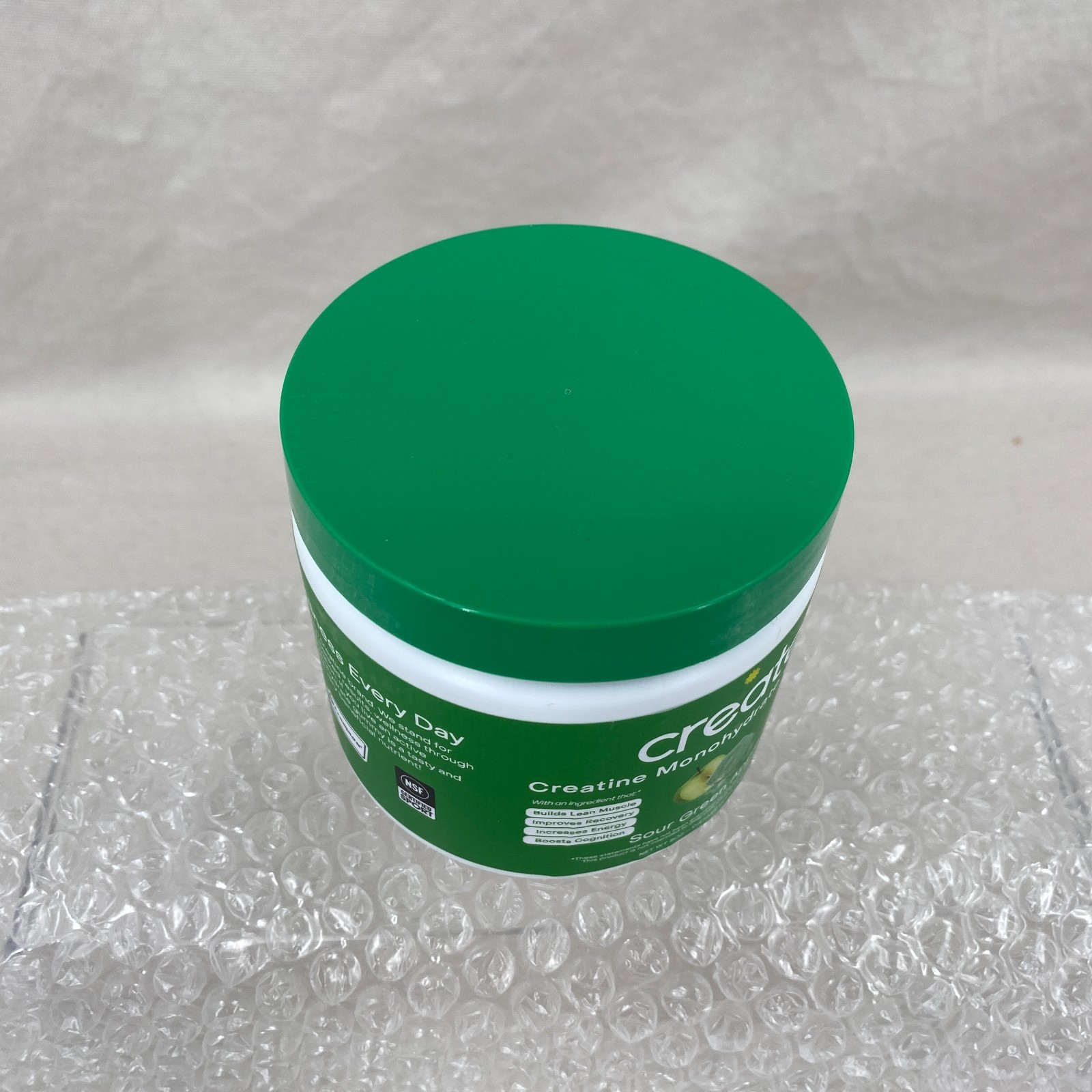 Create Creatine Monohydrate Gummies Sour Green Apple 45 Count NEW