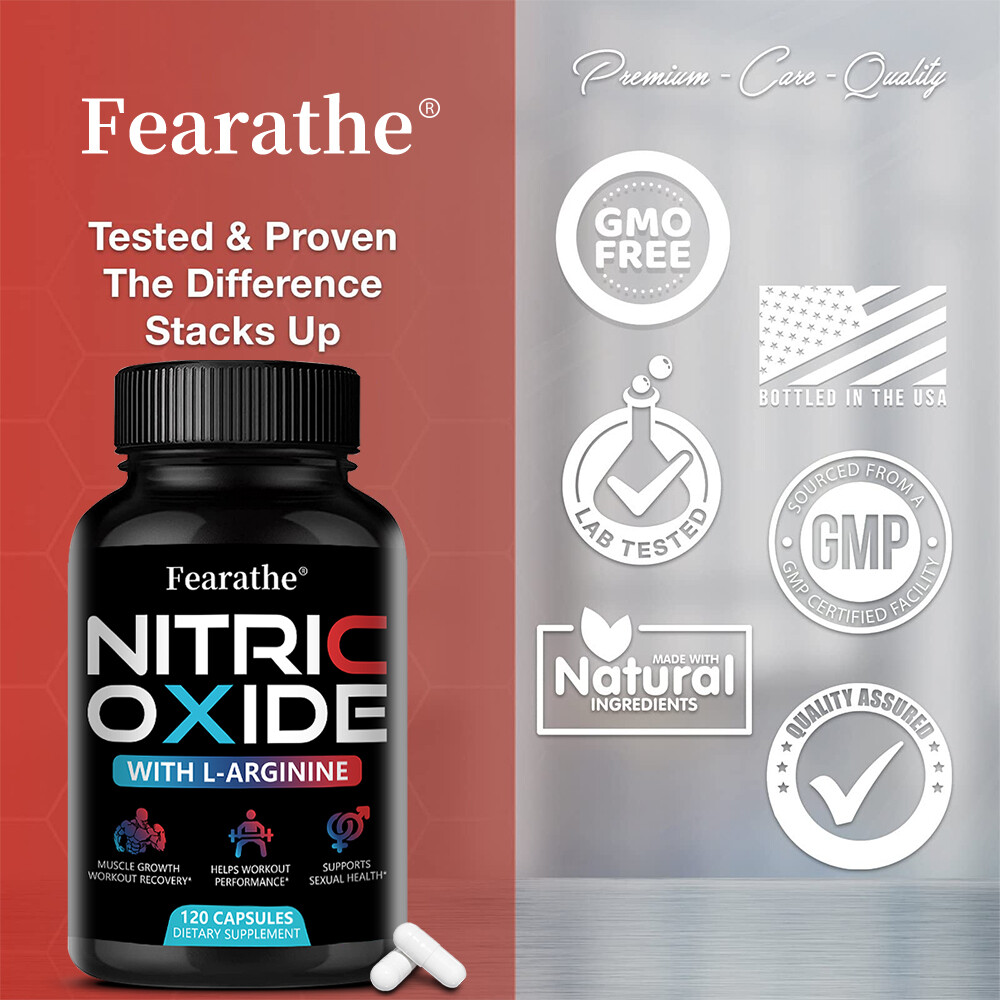 Nitric Oxide Supplement, Nitric Oxide Booster for Heart, Circulation, Immune