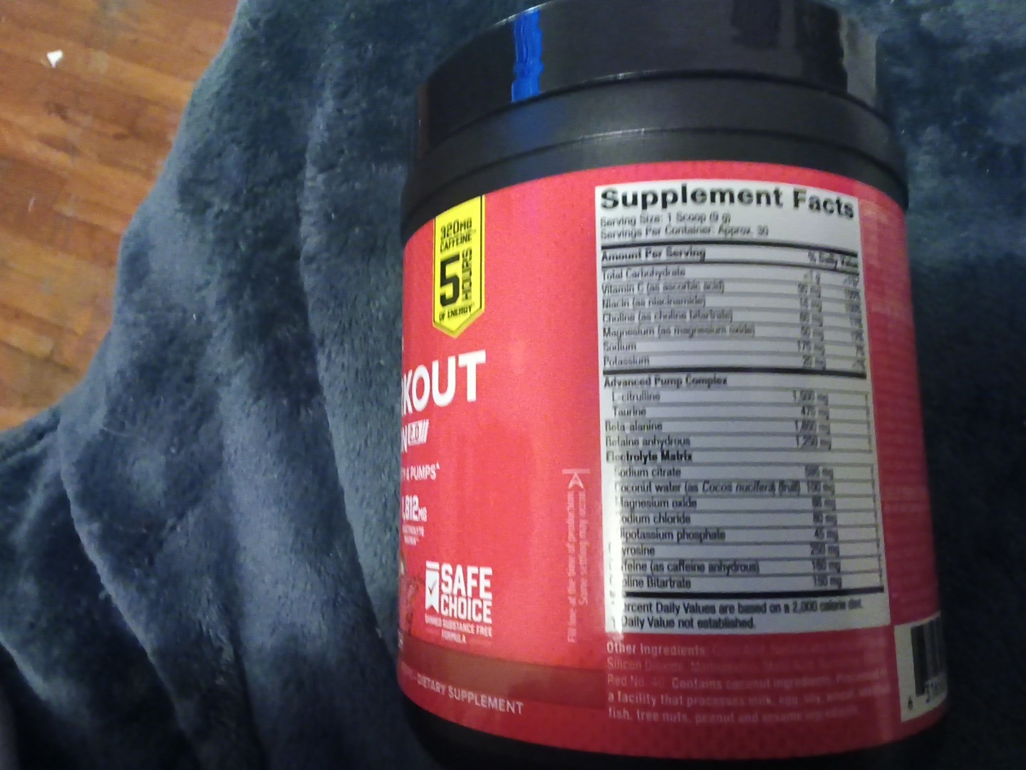 Pre-Workout Explosion 2.0 Fruit Punch 9.52 oz EXP 02/2027 Extreme Energy Sealed