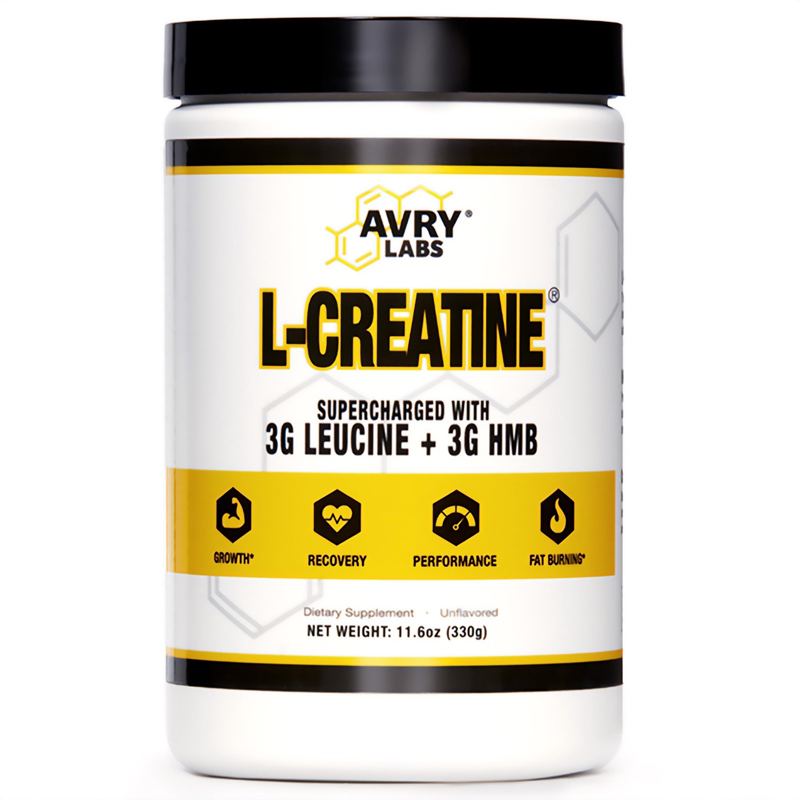 Creatine Monohydrate Powder with HMB and Leucine for Performance