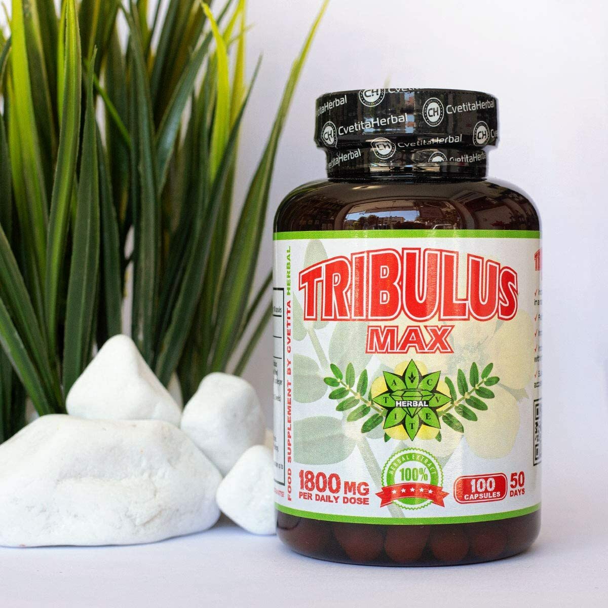 Tribulus terrestris Testosterone Booster Bulgarian Tribestan 2 x 100caps ⭐⭐⭐⭐⭐