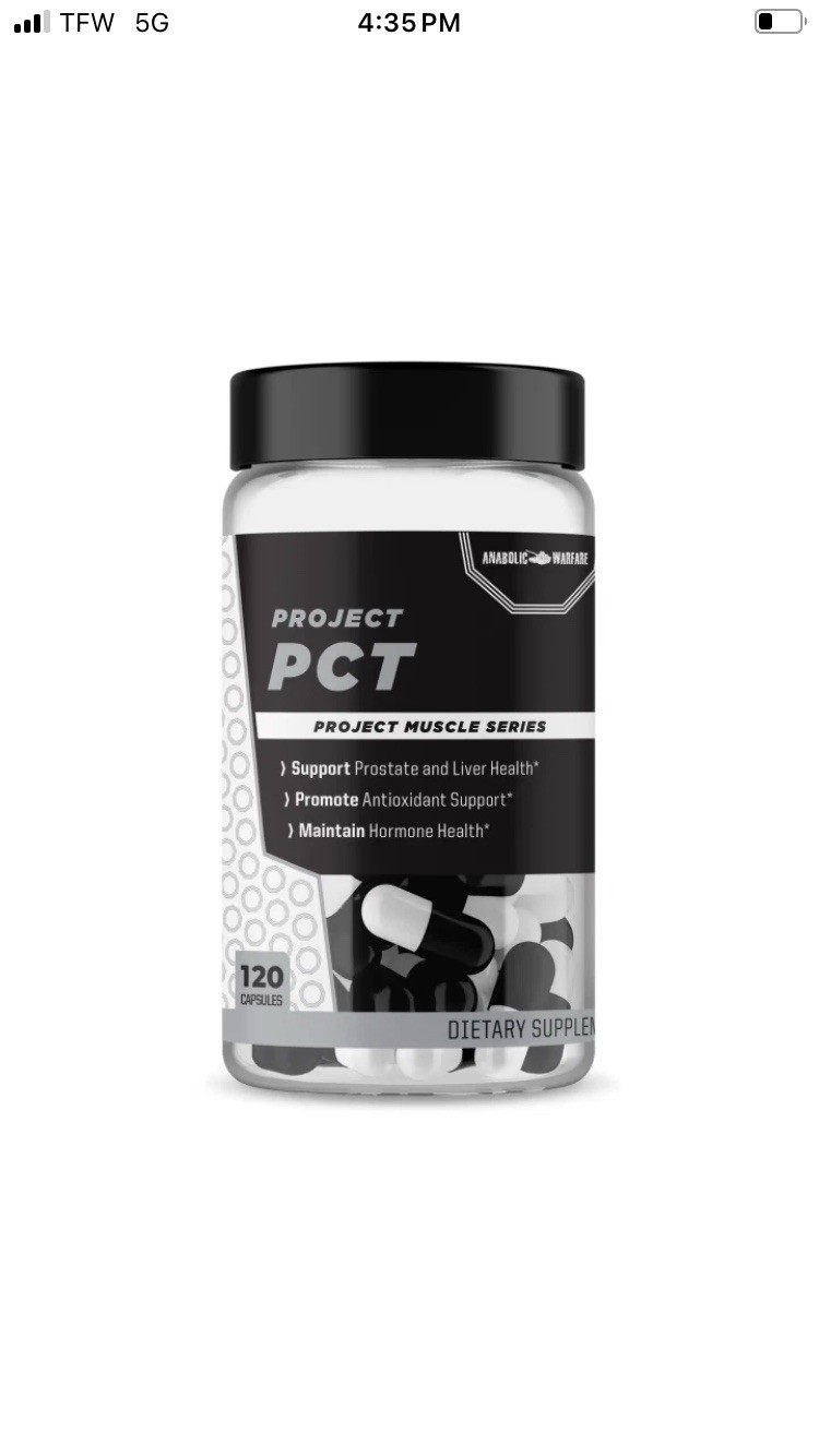 ANABOLIC WARFARE PROJECT PCT Prostate Liver Antioxidant Hormone Health 120 Caps