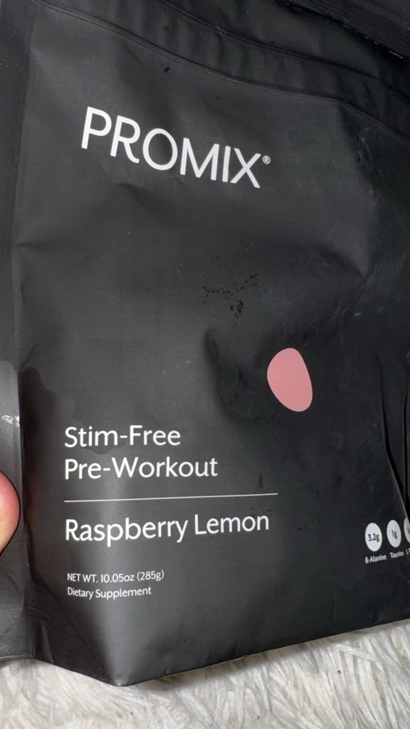 PROMIX Stim-Free Pre-Workout Raspberry Lemon Powder 10.05 oz (285g)