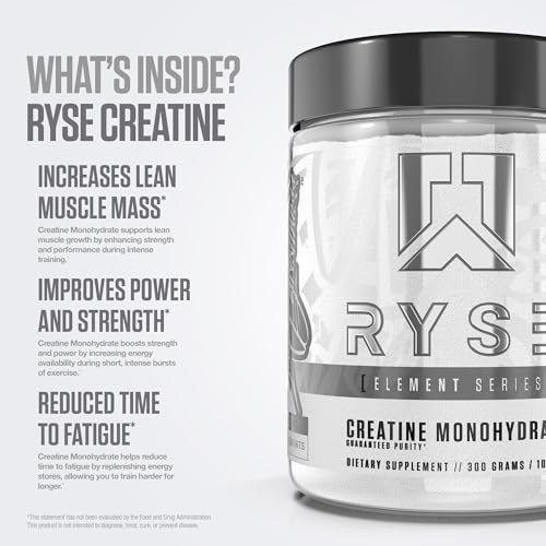Creatine Monohydrate Powder Unflavored 60 Servings Muscle Builder Strength