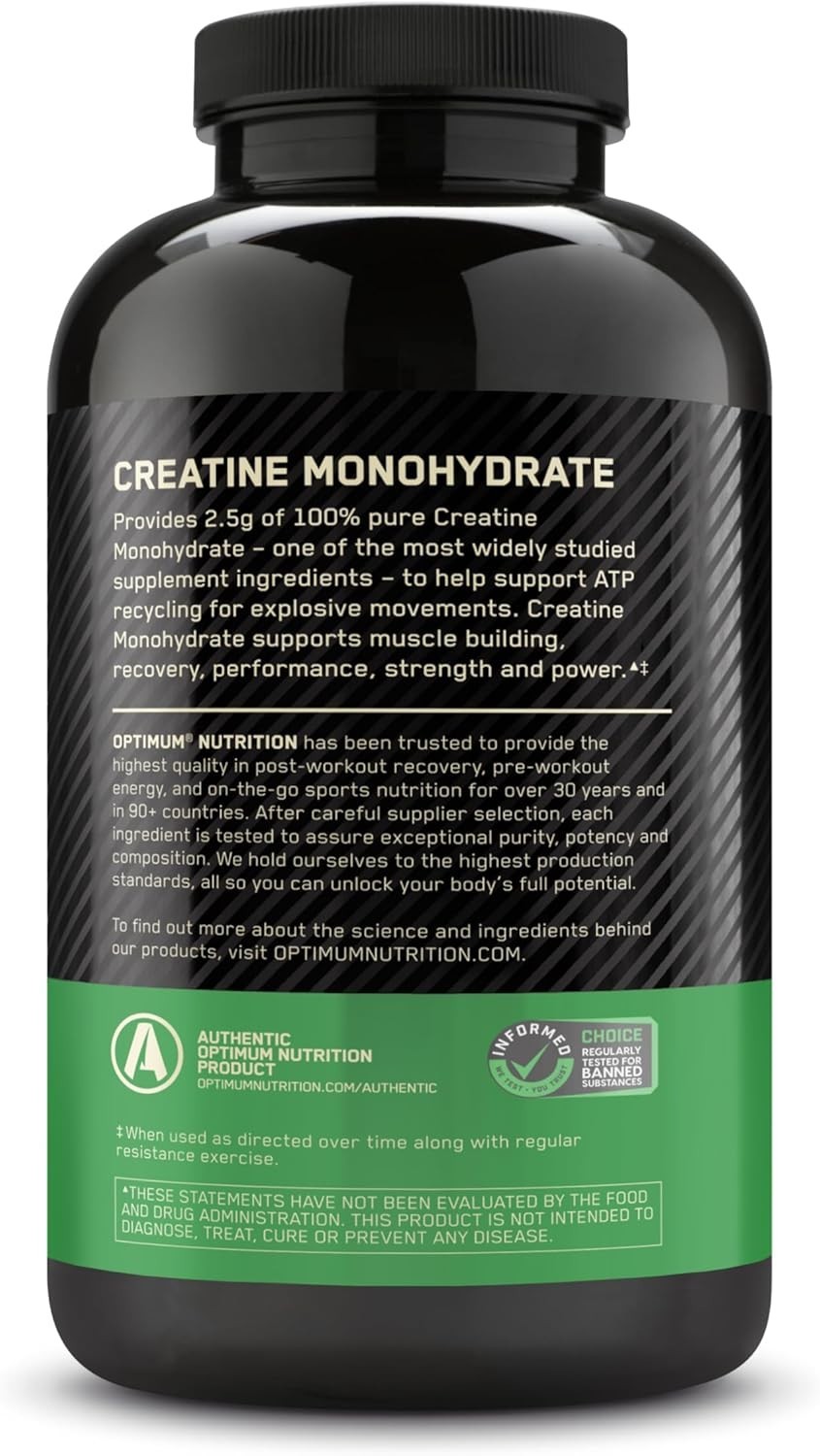 Pure Micronized Creatine Monohydrate Capsules, 2500mg – Keto Friendly, 200 Count
