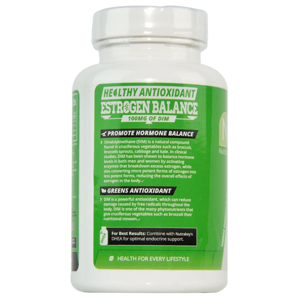 FREE SHIPPING! NutraKey DIM 90 Capsules BLOCKS ESTROGEN For Bodybuilding Fitness