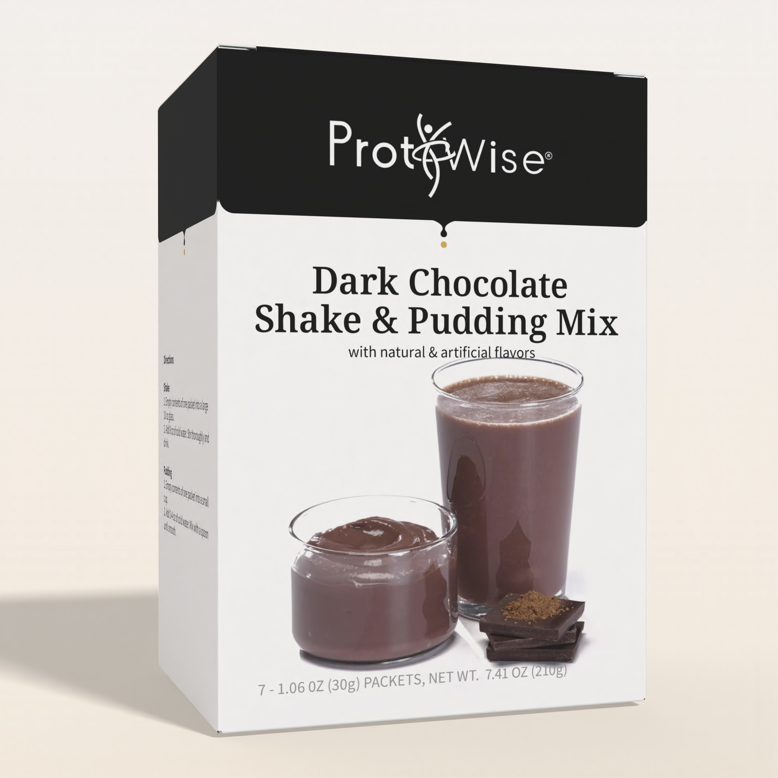 ProtiWise Weight Loss Protein Shake | Meal Replacement | 7ct | Dark Chocolate