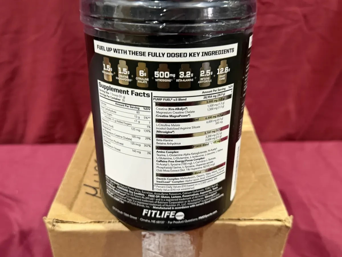 PUMP FUEL ULTRA INSANITY GLYCO LOAD PRE WORKOUT – Blackberry Lemon (30 Servings)