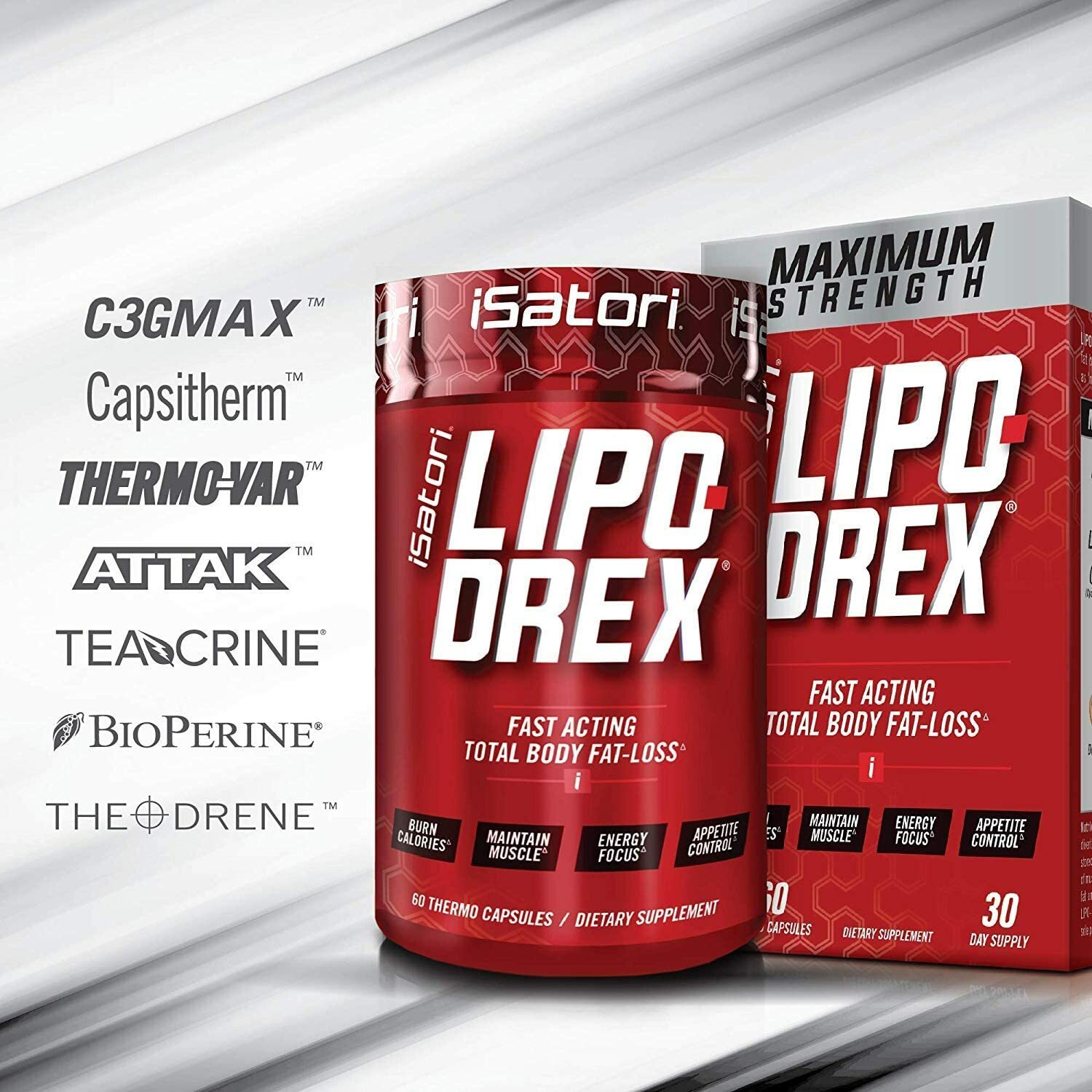 iSatori Women’s Lean Stack – Bombsicle L-Carnitine 3000 and Lipo-Drex