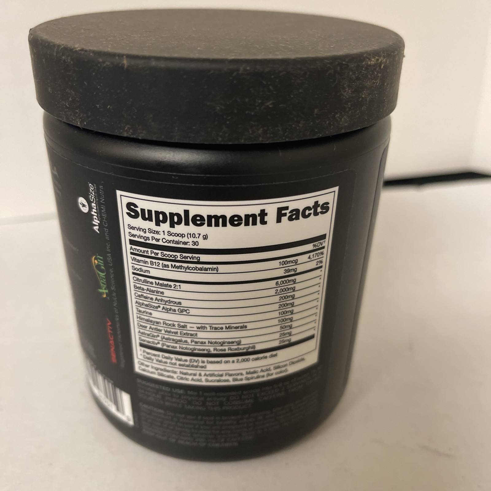 Brand New BUCKED UP Pre-Workout  Blue Raz Flavor – 30 Servings
