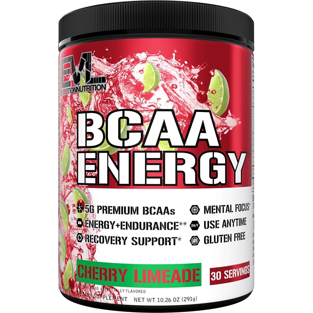 BCAA Energy Amino Acid Pre-Workout Powder – 30 Servings, Rocket Pop
