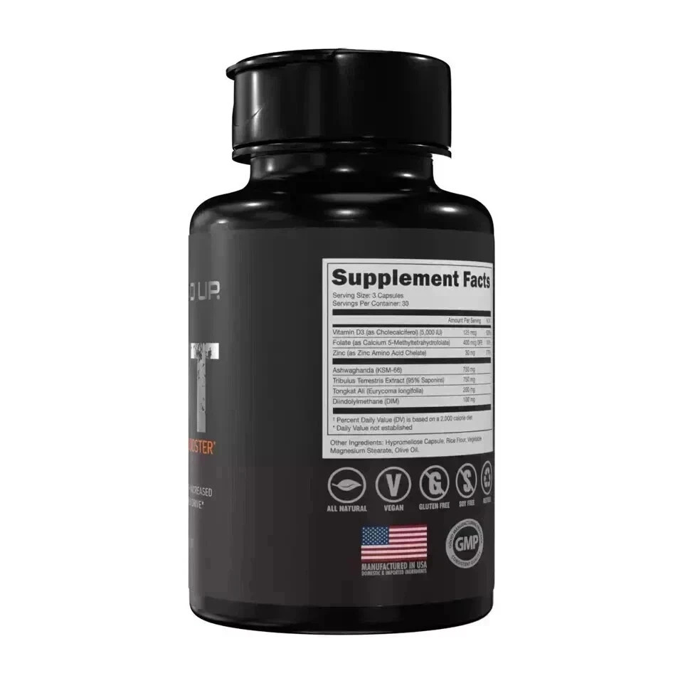 BUCKED UP RUT TESTOSTERONE BOOSTER 90Caps 30Serv Hormone Balance Mood Pack of 3