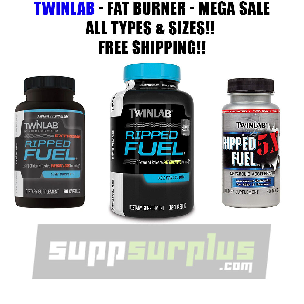 Twinlab Ripped Fuel Mega Sale – Ripped 5X -Ripped Fuel Extreme – Ripped Fuel 120