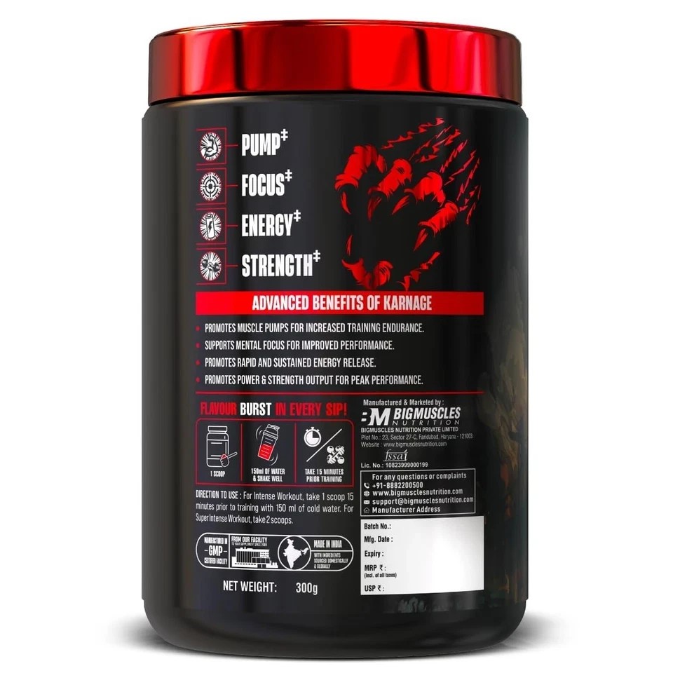 Pre workout (60 Servings, SexOn the Beach) Improve Focus, Strength,Energy & Pump
