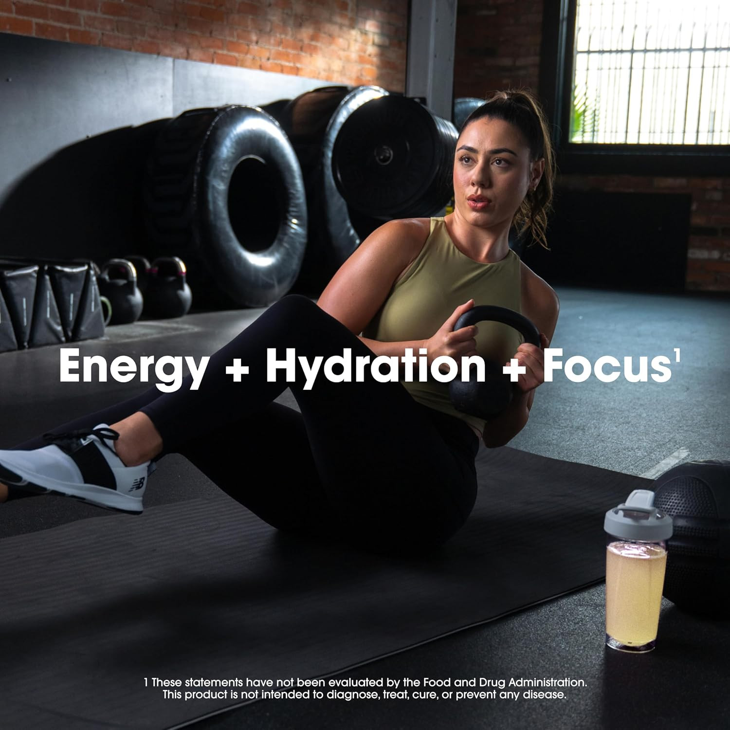 Amino Energy Powder plus Hydration, with BCAA, Electrolytes, and Caffeine, Pine