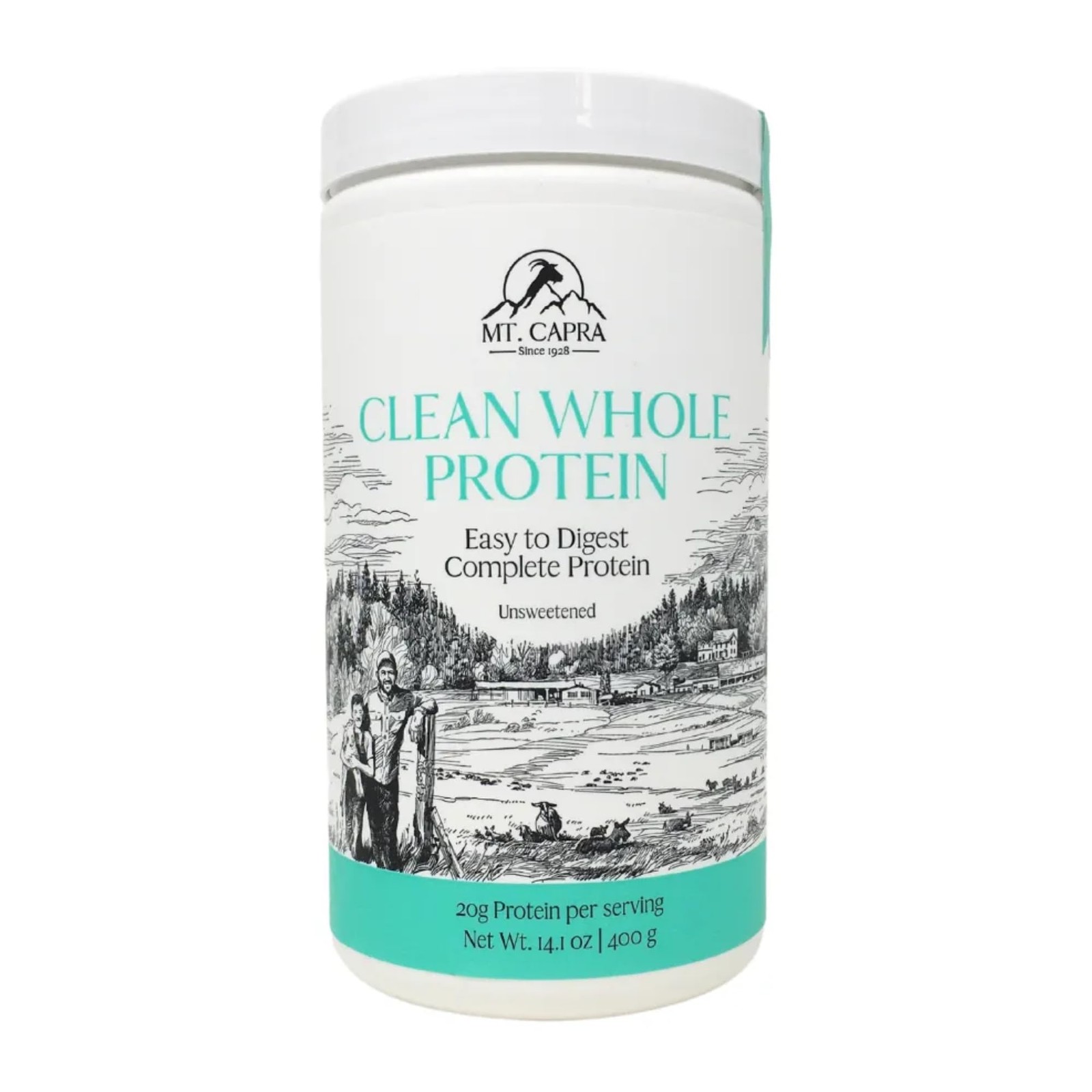 Mt. Capra Clean Whole Protein | Grass-Fed Goat Protein with Whey and Casein P…