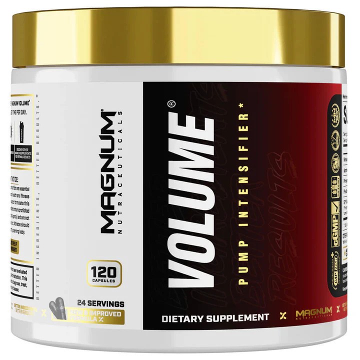 Magnum Nutraceuticals VOLUME Pump Intensifier Dietary Supplement 120 Caps 01/26