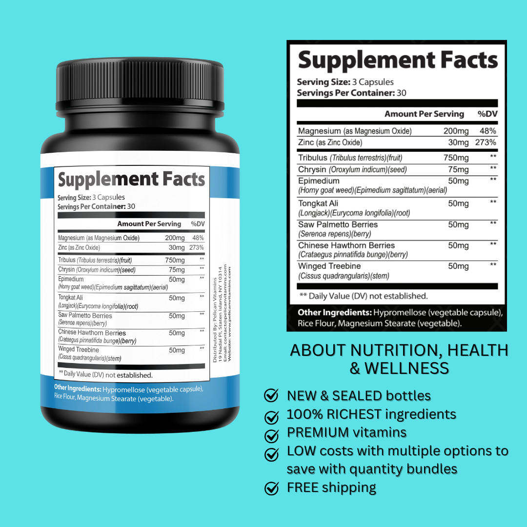 Zydenafil- Bodybuilding & Men’s Health Support- 4 Bottles- 360 Capsules