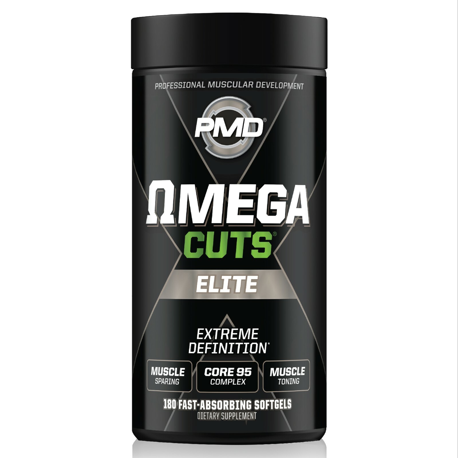 Omega Cuts Elite – Omega Fatty Acids & CLA for Muscle & Definition -180 Softgels