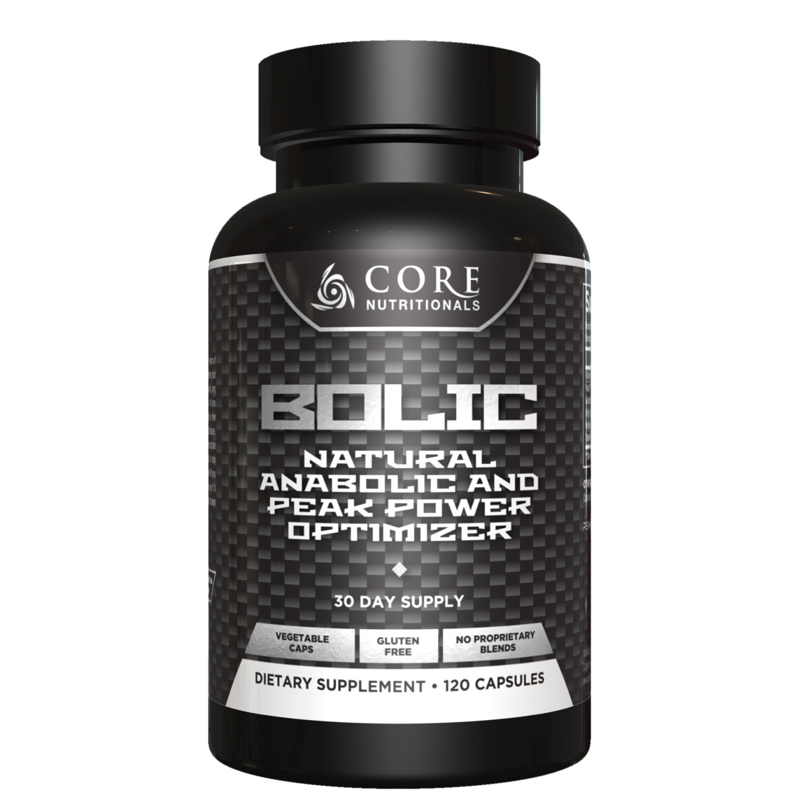 Core Nutritionals BOLIC 120ct Natural Anabolic And Peak Power Optimizer
