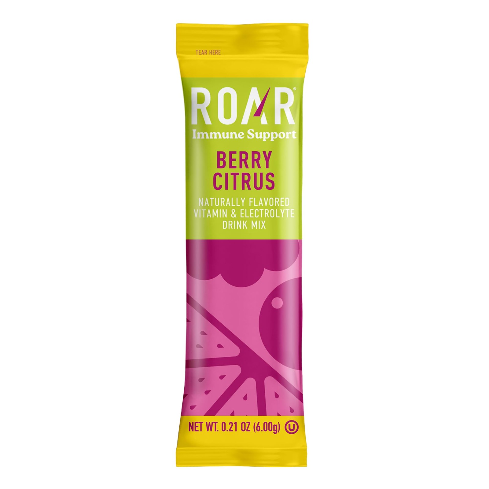 Roar Immune Support Powder – Hydration Packets Zinc And Elderberry –
