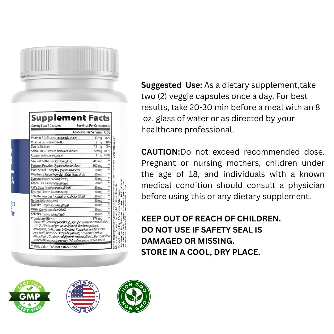 ProstaBliss- Prostate Support- 5 Bottles- 300 Capsules