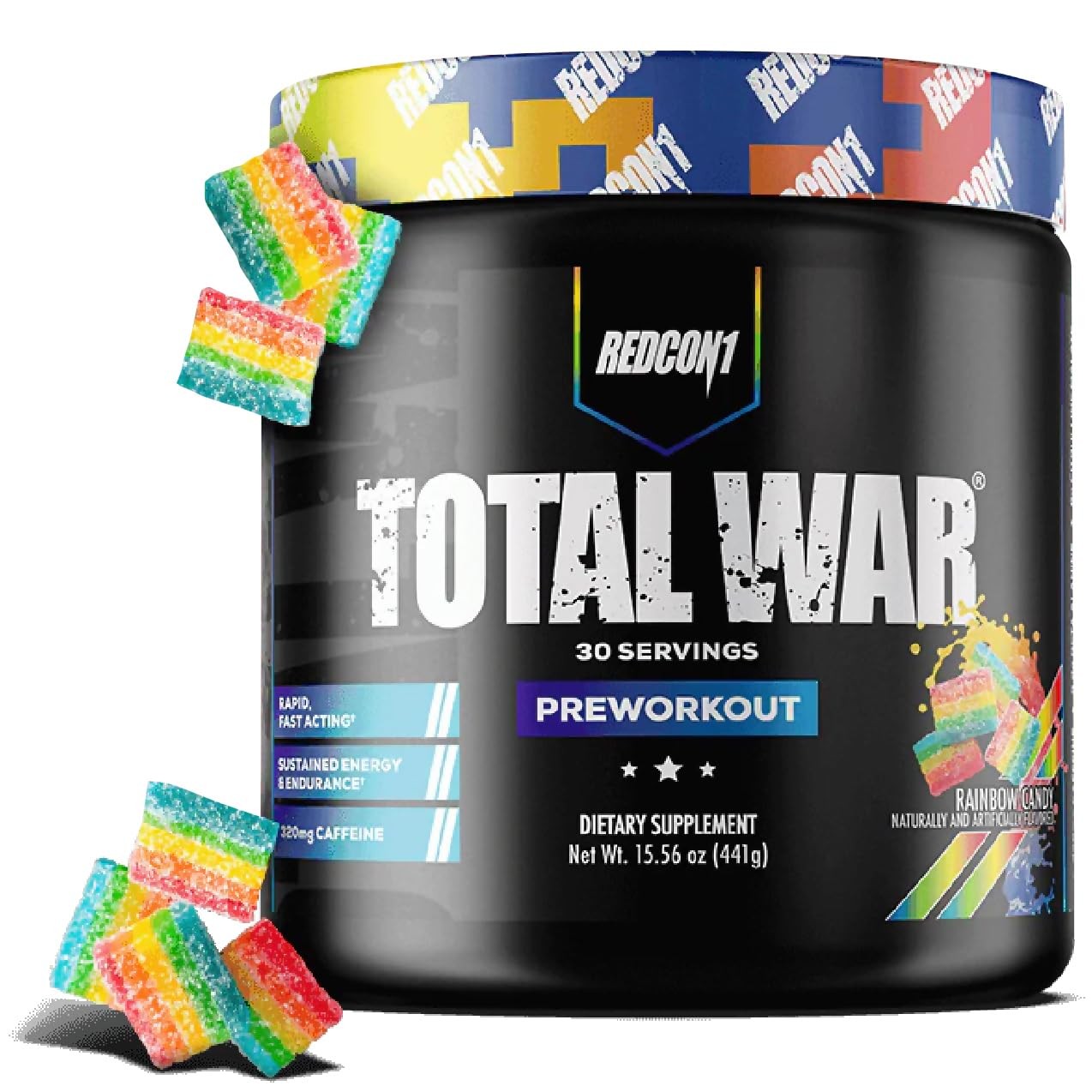 Total War Preworkout – Contains 320mg of Caffeine from Green Tea, Juniper & B…