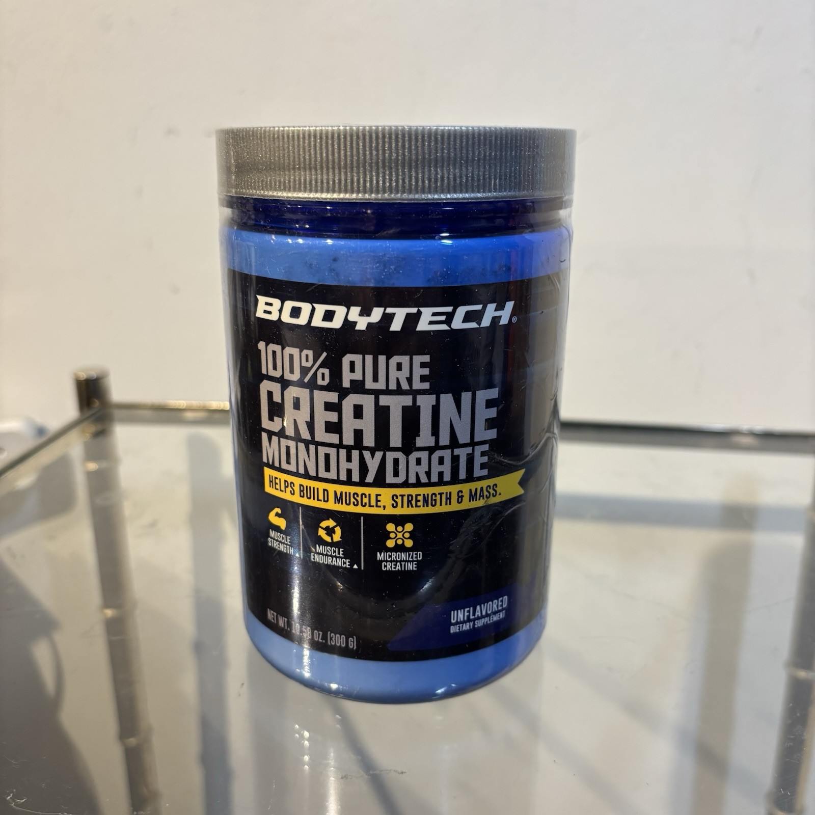 BodyTech 100% Pure Creatine Monohydrate Powder – 10.58oz -Unflavored NEW 12/2025