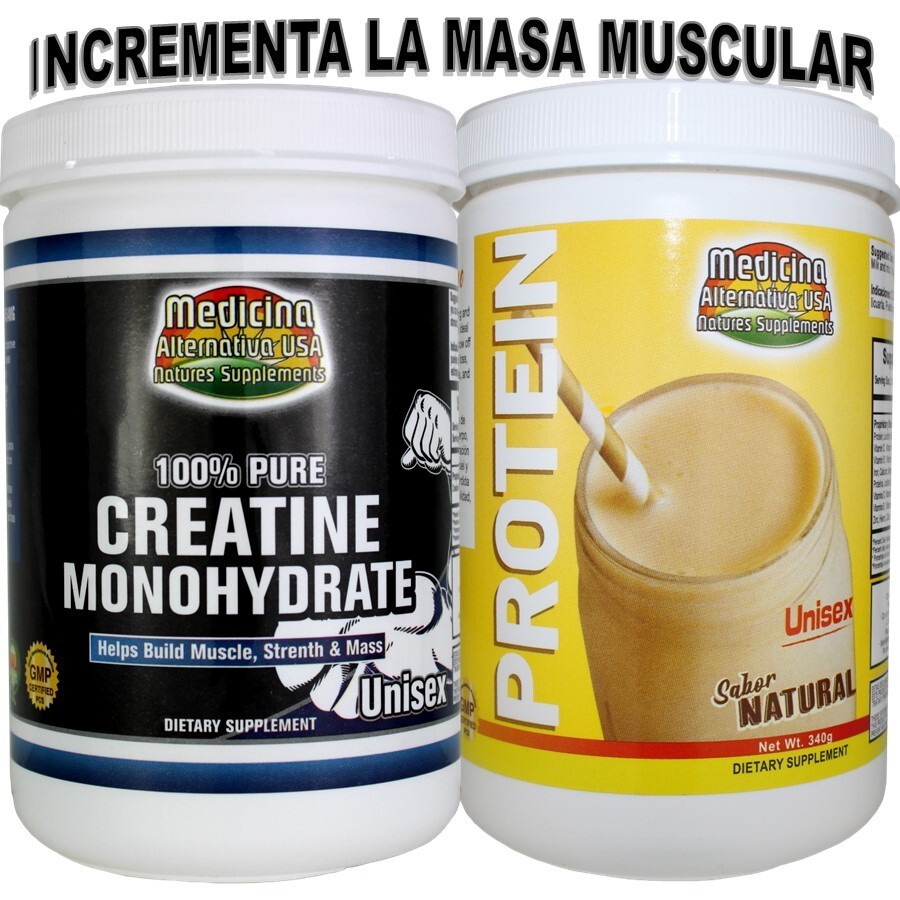CREATINA MONOHIDRATADA Y PROTEINA ‘para deporte’