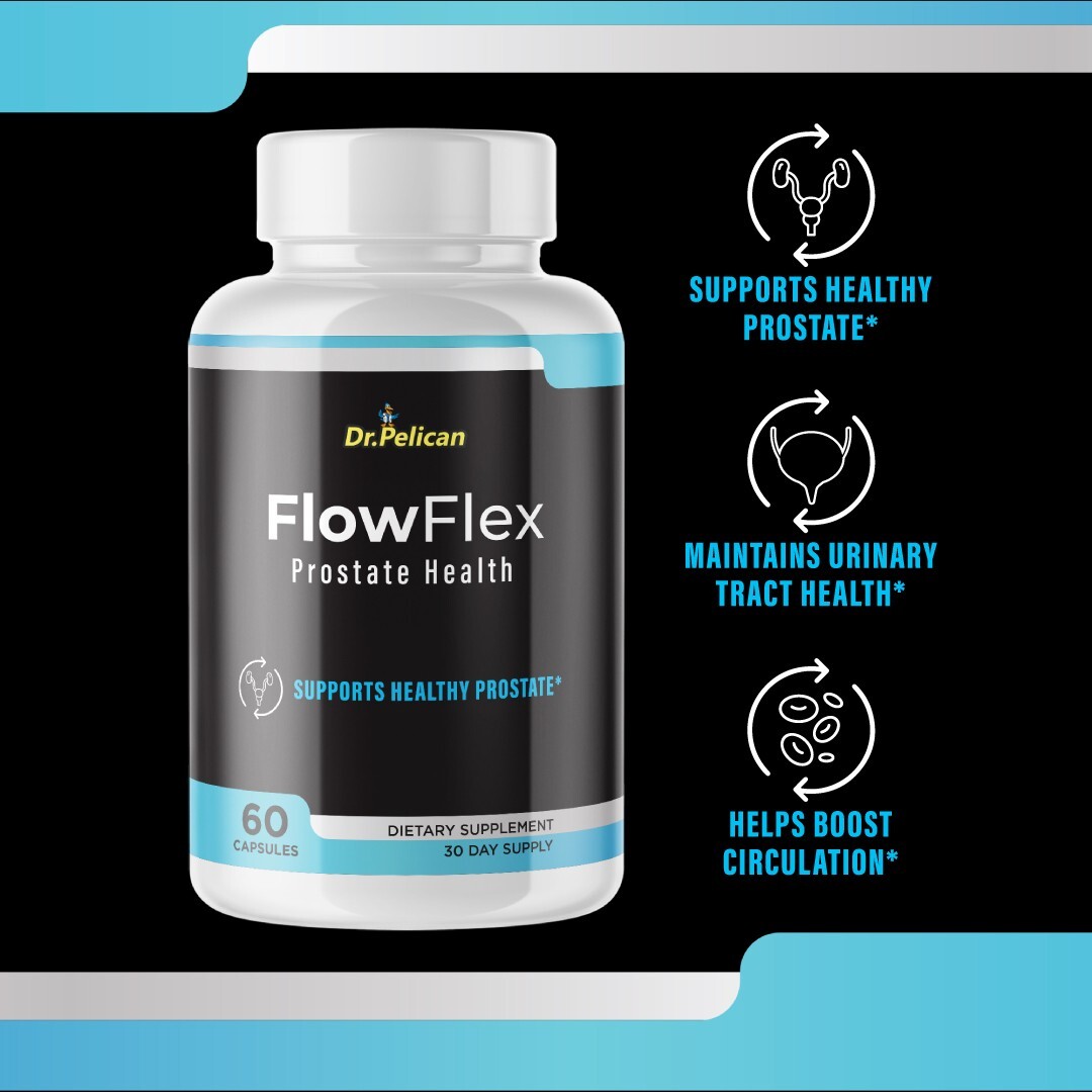 FlowFlex – Prostate Support- 5 Bottles- 300 Capsules