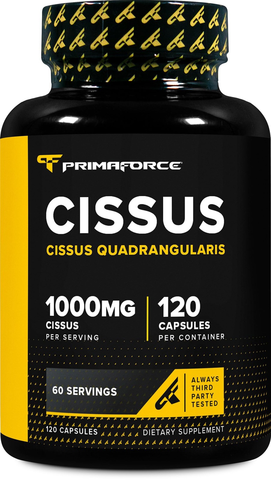 Primaforce Cissus Quadrangularis Extract, 120 120 Count (Pack of 1), Brown