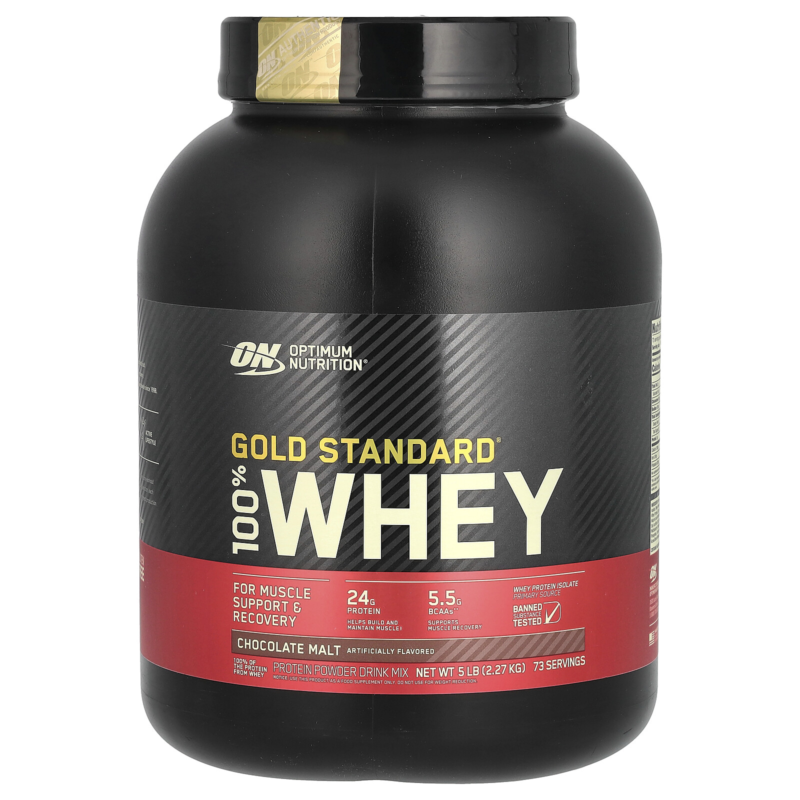 Gold Standard 100% Whey, Chocolate Malt, 5 lb (2.27 kg)