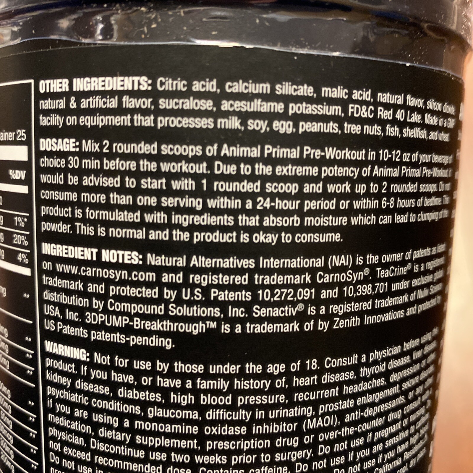 Animal Primal Pre-workout 17.9 oz Universal Nutrition (Choose Flavor) 17.9oz
