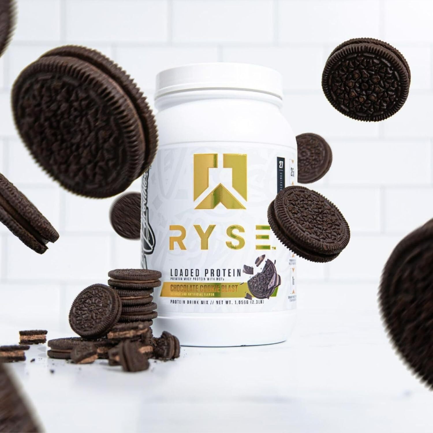 Ryse Loaded Protein 27 Servings (Chocolate Cookie Blast) 2.3 lbs – Pack of 2