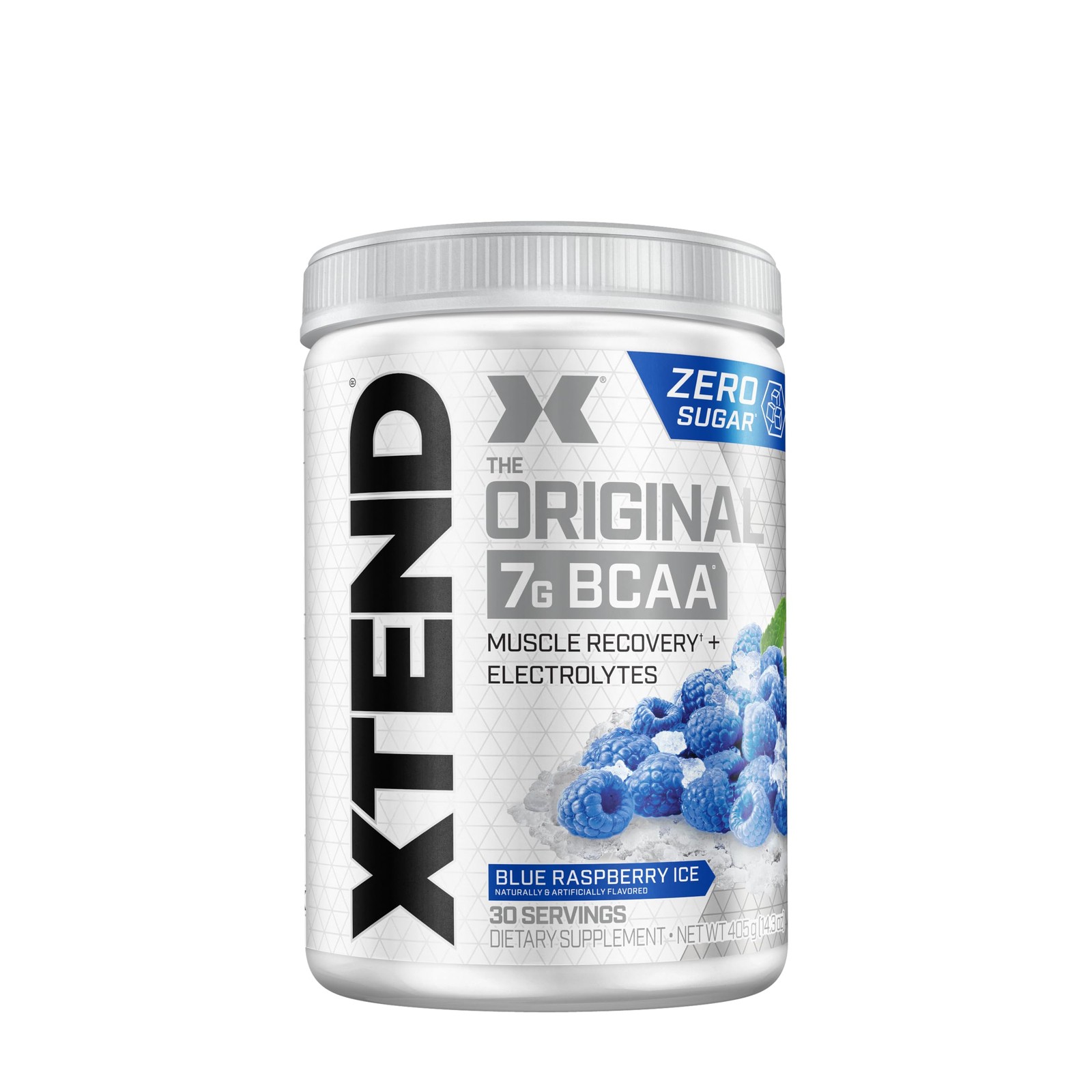 Xtend Original BCAA Powder Blue 13.2 Ounce (Pack of 1), Raspberry