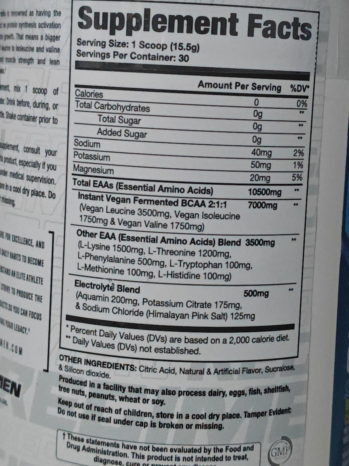 ALPHA PRIME SPORTS LEGACY SERIES EAA+HYDRO pre workout Blue Crystal