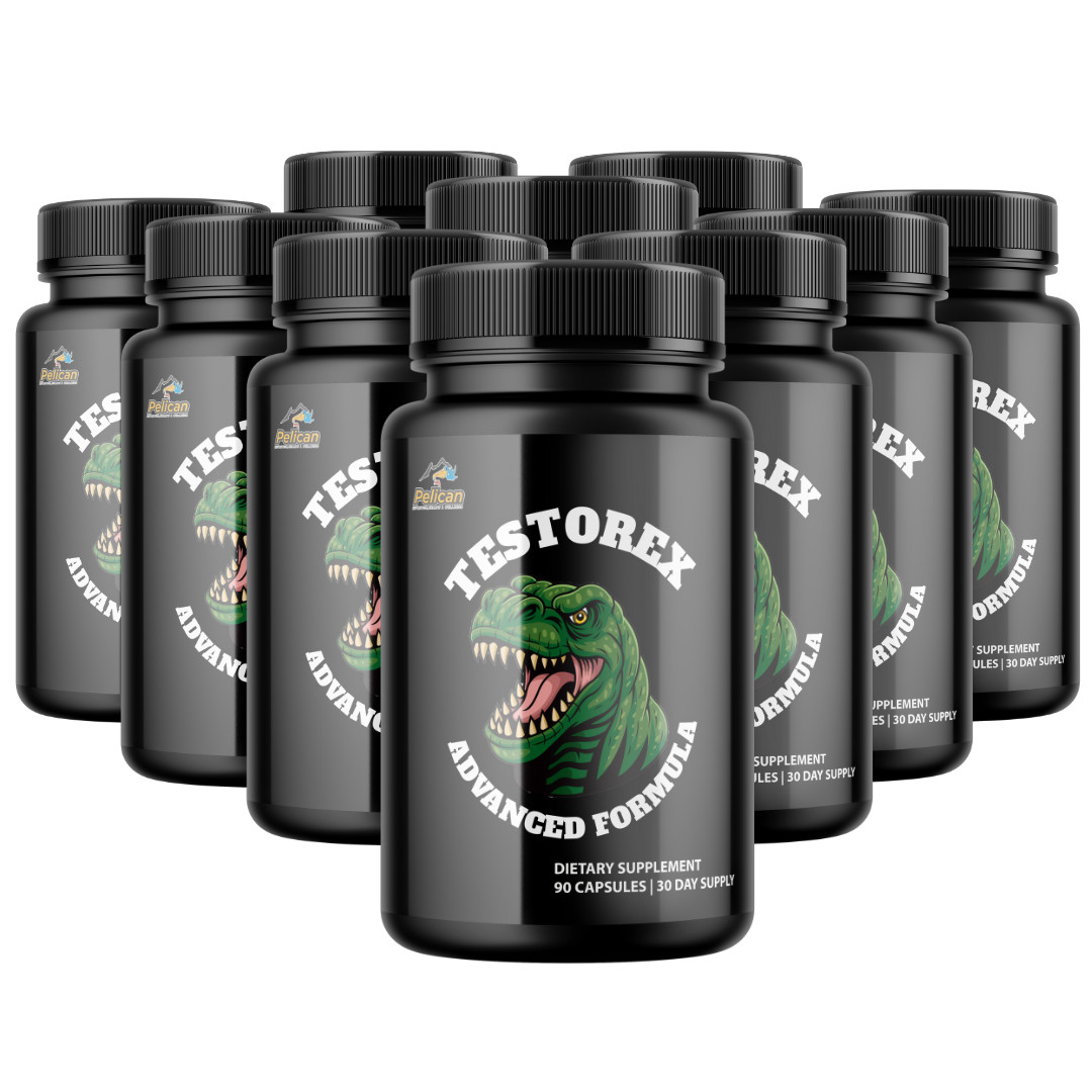 Testorex- Bodybuilding & Men’s Health Support- 10 Bottles- 900 Capsules