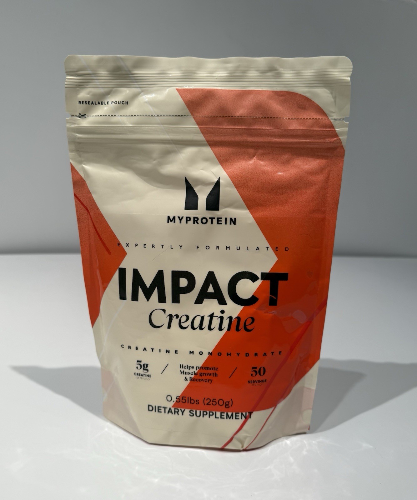 Myprotein Impact Creatine Monohydrate Powder .55lb 50Servings Pure Unflavored