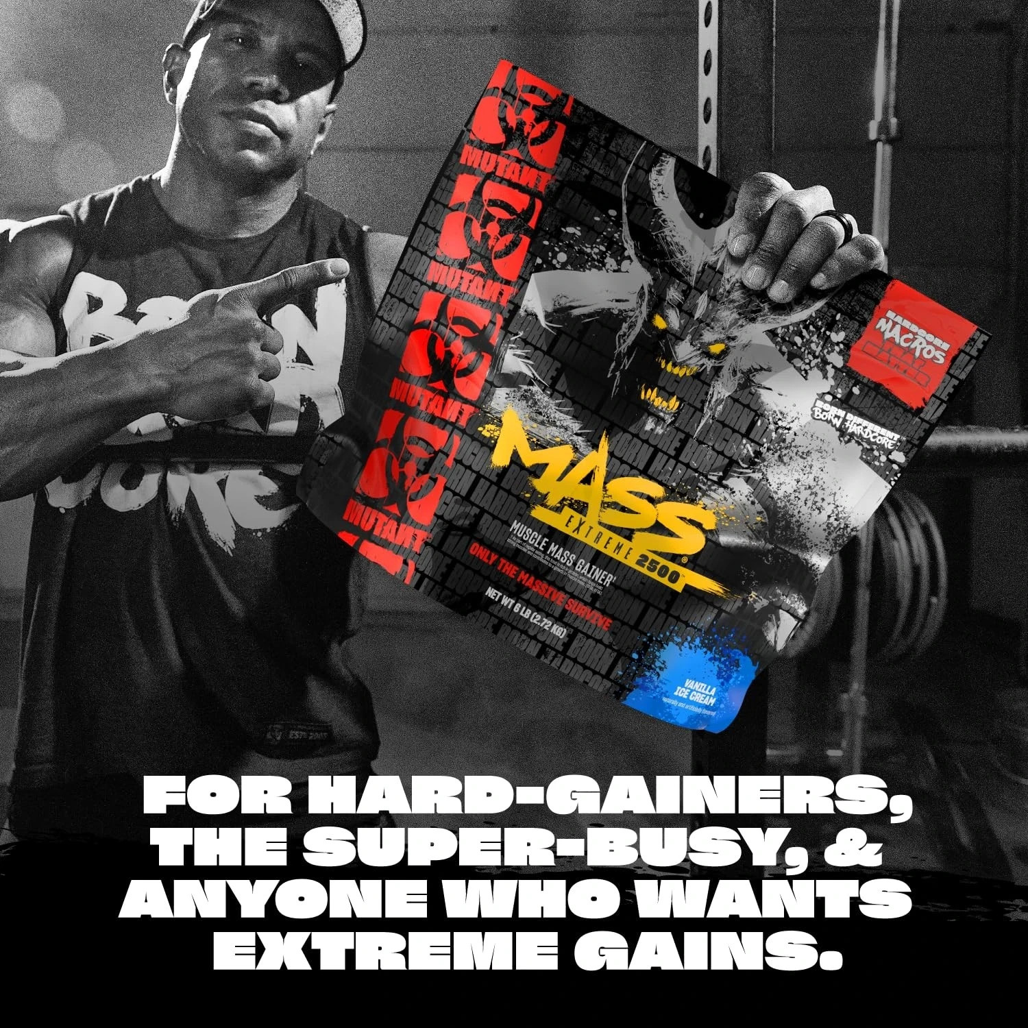 Mutant Mass Extreme Gainer – Whey Protein Powder – Build Muscle Size and Stre…
