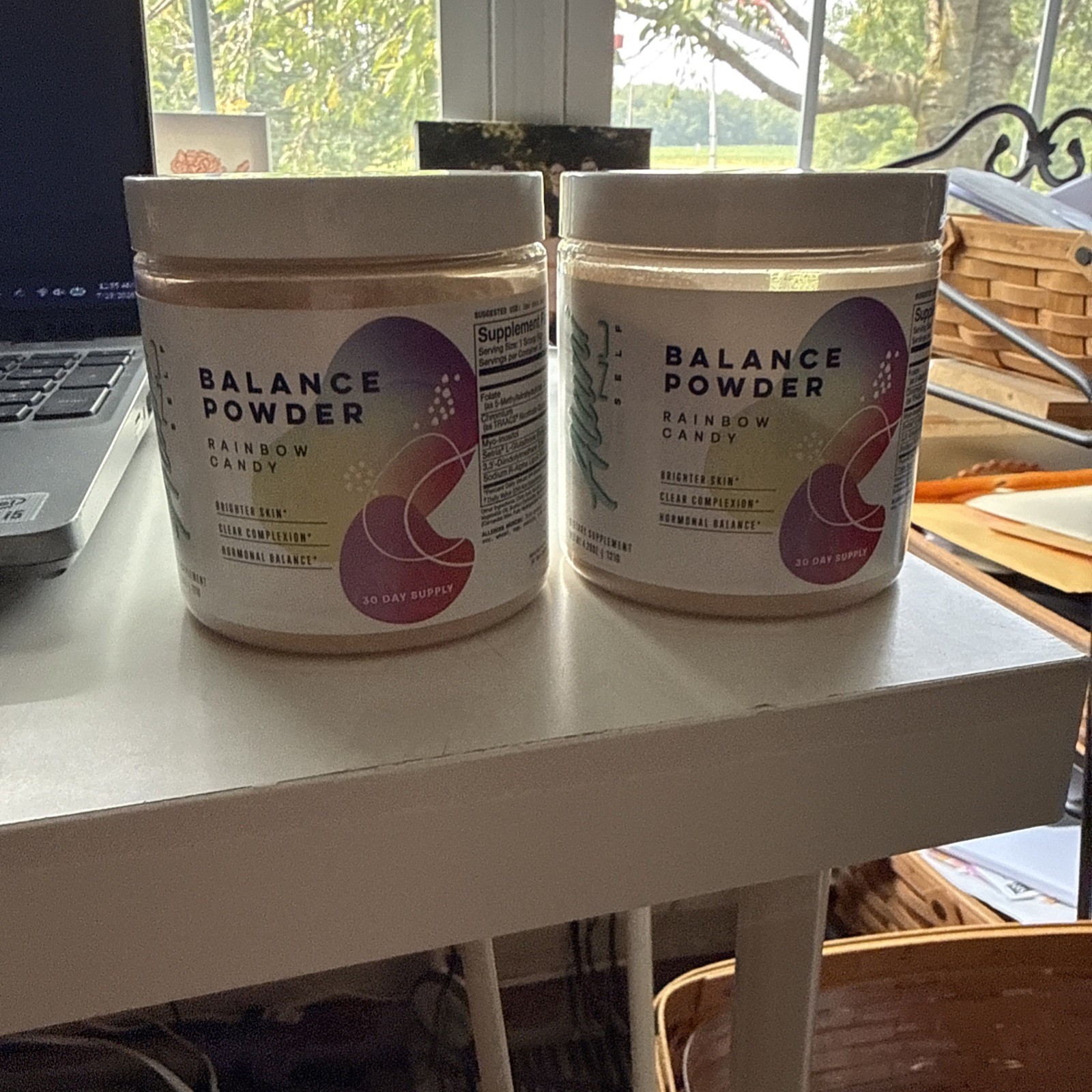 2-Alani Nu Balance Powder Rainbow Candy Hormonal Cycle Skin Complexion 4.26oz Ea