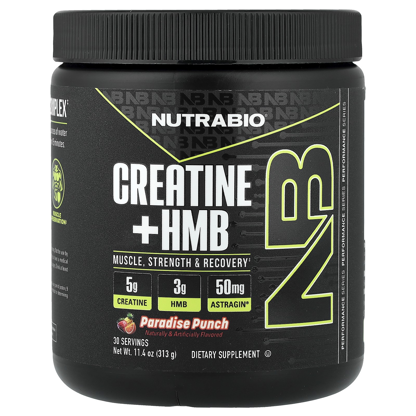 Creatine + HMB, Paradise Punch, 11.4 oz (313 g)