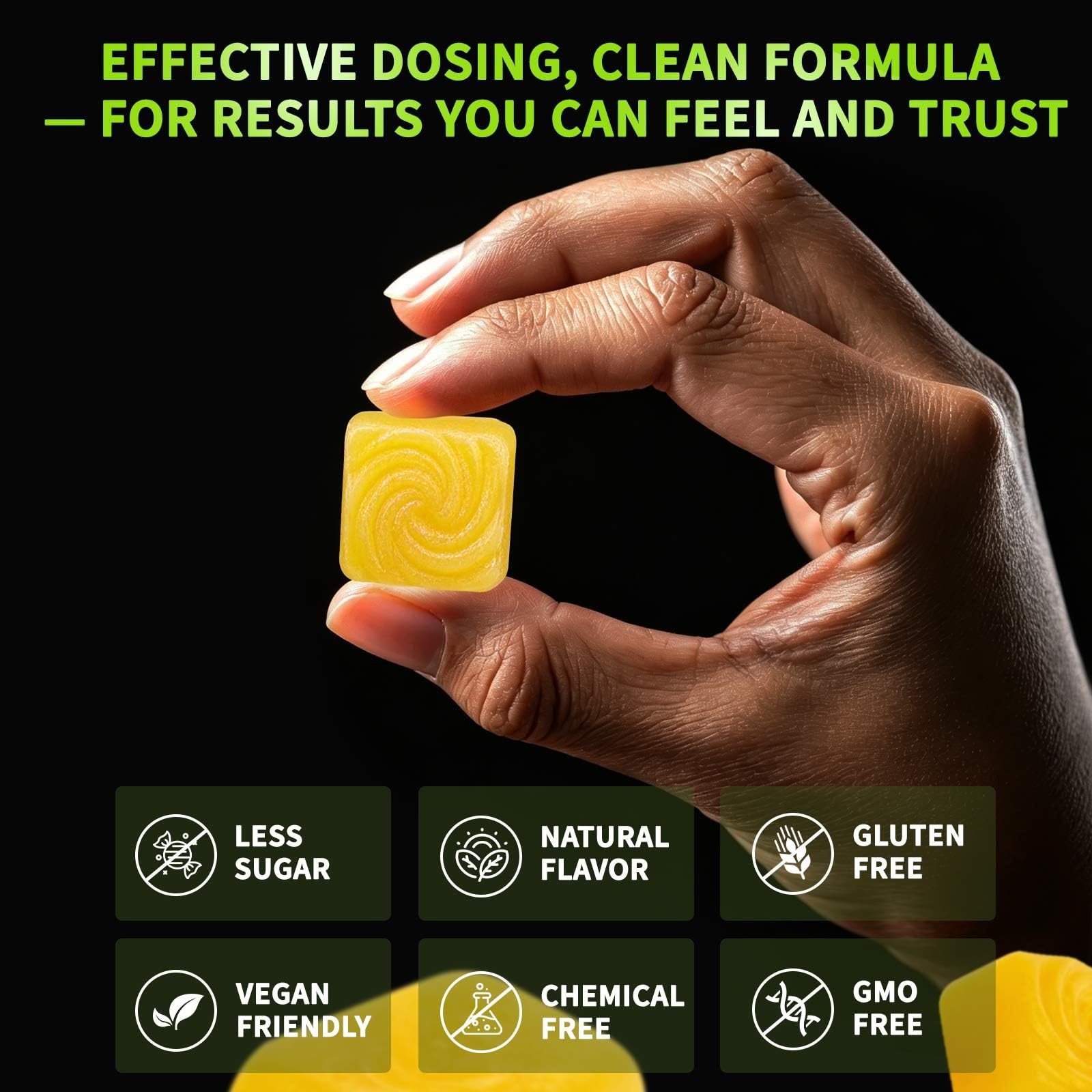 Creatine Monohydrate Gummies for Men & Women, 4.5g Creatine Monohydrate per S…