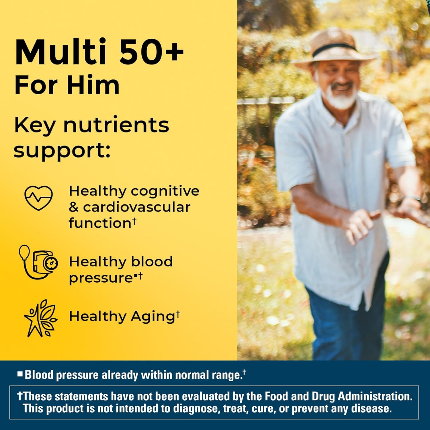 Nature Made Multi for Him 50+, 90 Tablets