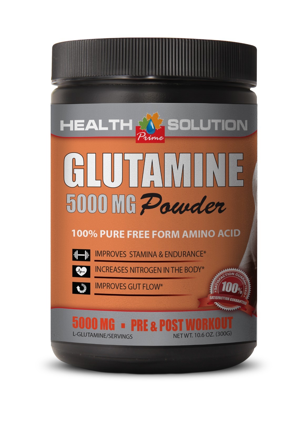 Metabolism boost – GLUTAMINE POWDER 5000MG l-glutamine natural product 1 Bottle