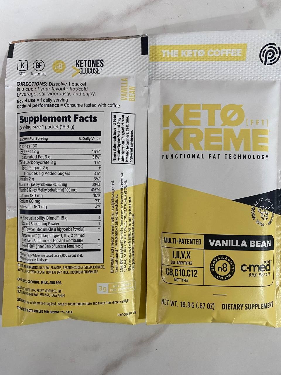 🔥K1 Ketones BUY ONE PACK no minimum NAT Pruvit Ketone Keto K_1 K-1🔥