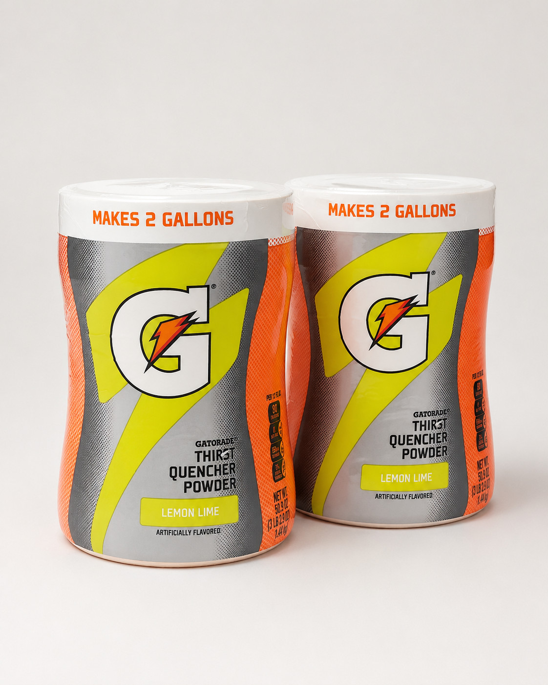 Gatorade G Series Lemon Lime Powder 18.3 OZ (521g) 2 pack
