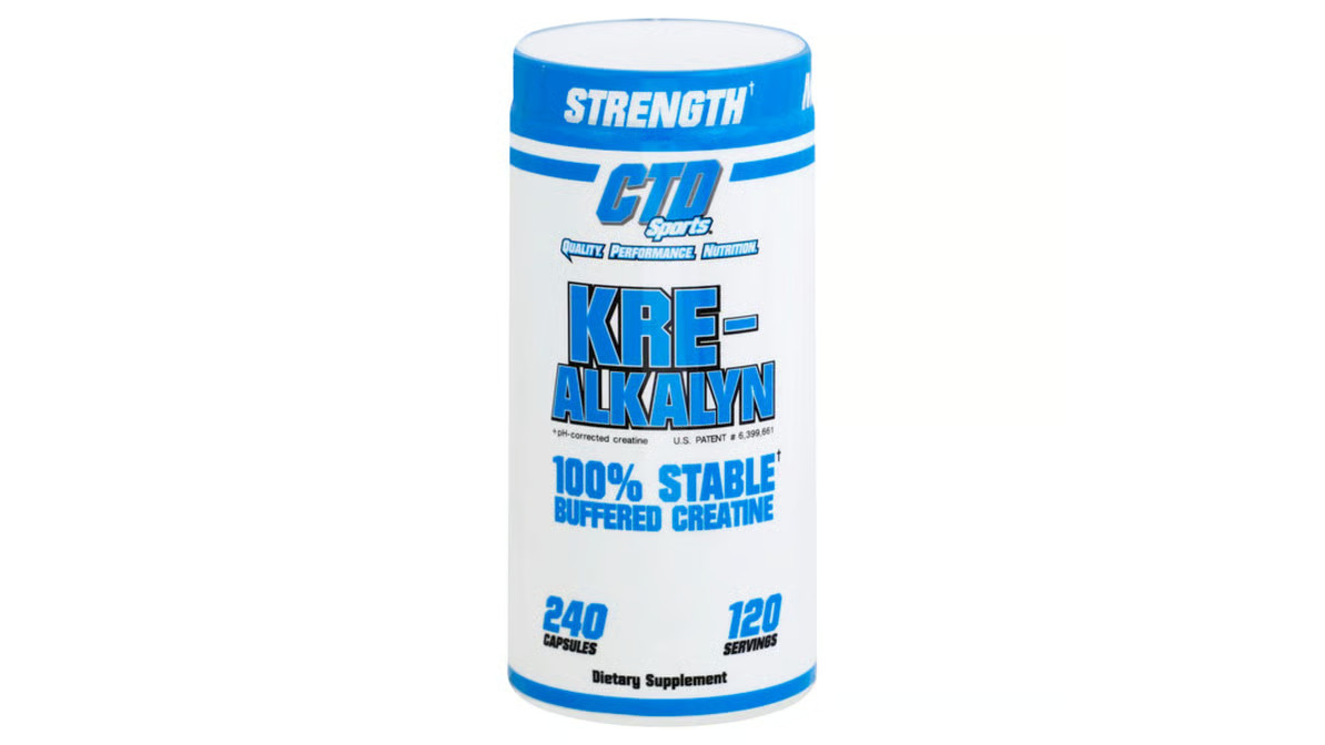 CTD LABS KRE ALKALYN PH-Correct Creatine Monohydrate 60 Servings 120 Capsules